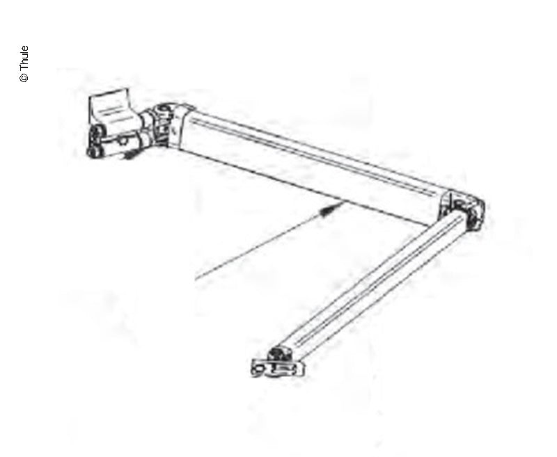 Thule Omnistor 5200 Gelenkarm links – Ausführung 2,6 m
