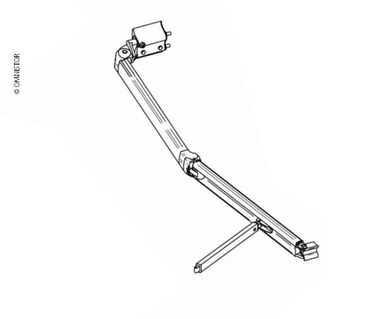 Thule Omnistor 8000 Gelenkarm rechts für Markisen ab 4 m