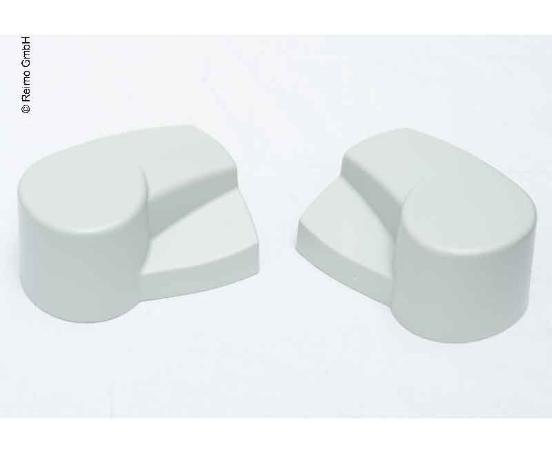Thule Omnistor 5102 Endkappen links und rechts – Grau RAL 9006