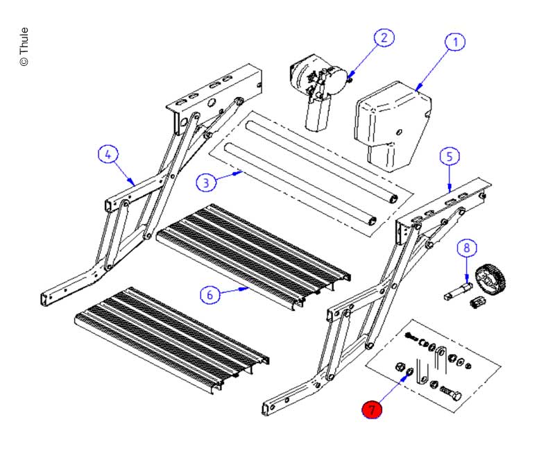 Thule Double Step Reparaturkit