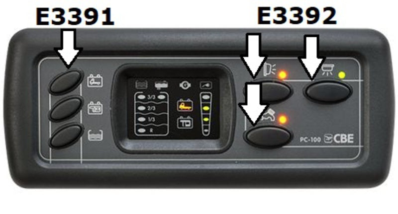 CBE PC100 Knöpfe klein – 3er-Set