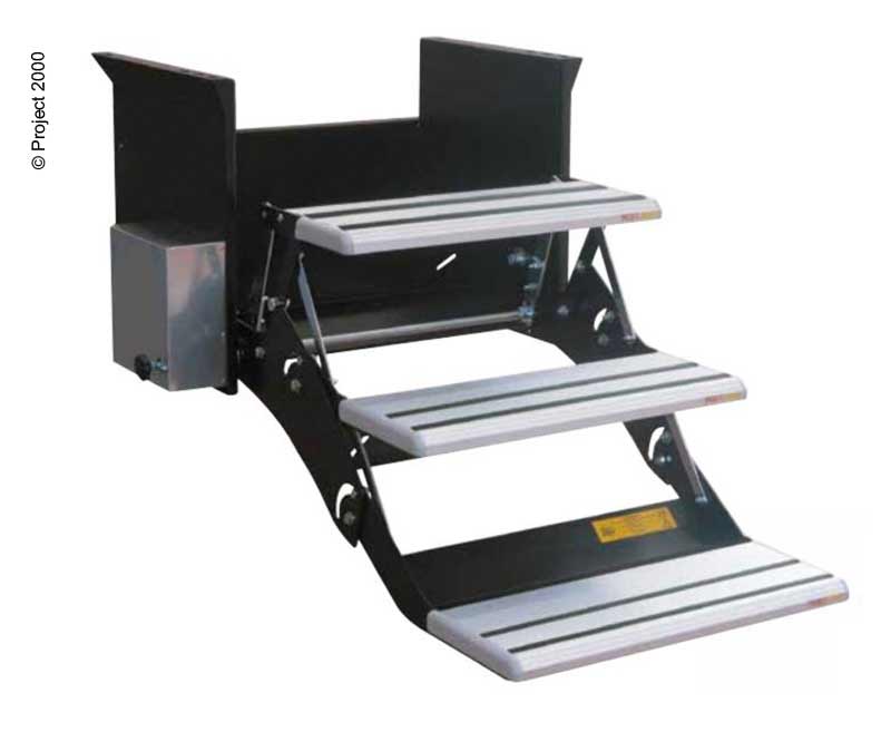 Lippert Dreifach-Trittstufe 530 mm – Motor links