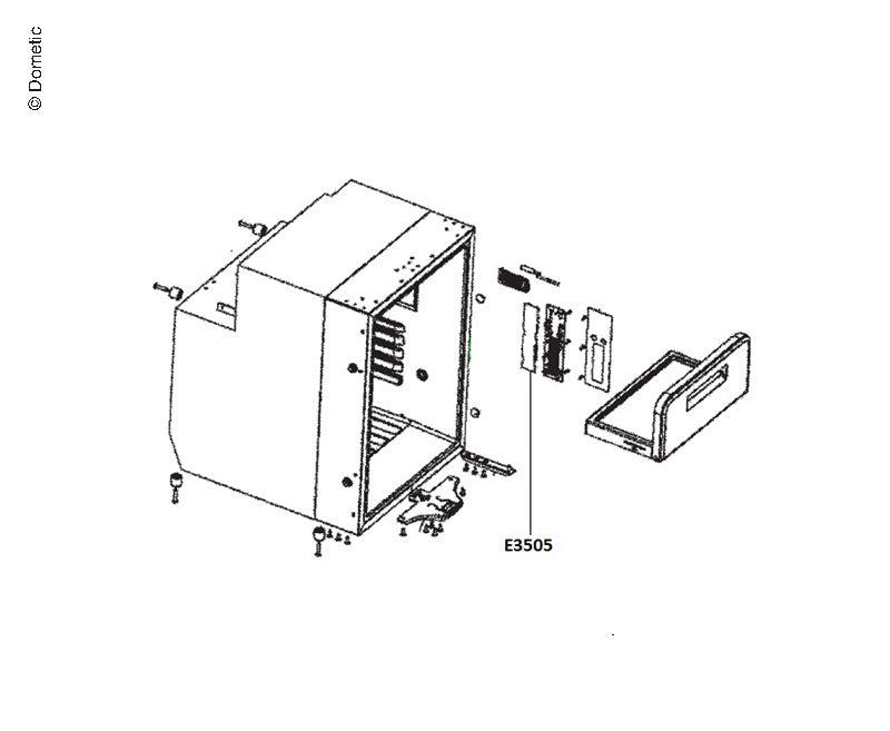 Dometic CRX80 Elektronikplatte