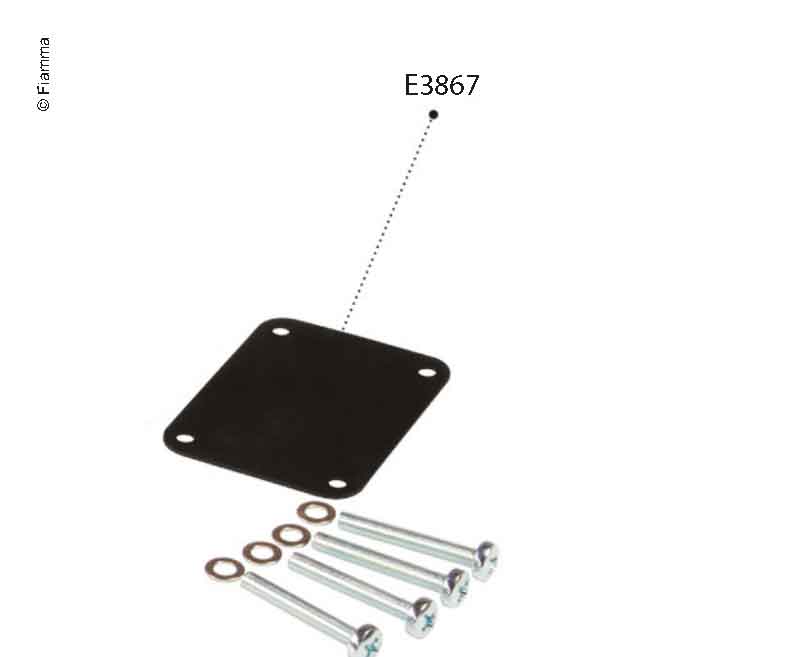 Fiamma Safe Door Gummiunterlage 90 × 65 mm – Schwarz