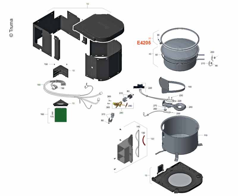Truma Aquatherm Klemmring mit Schraube