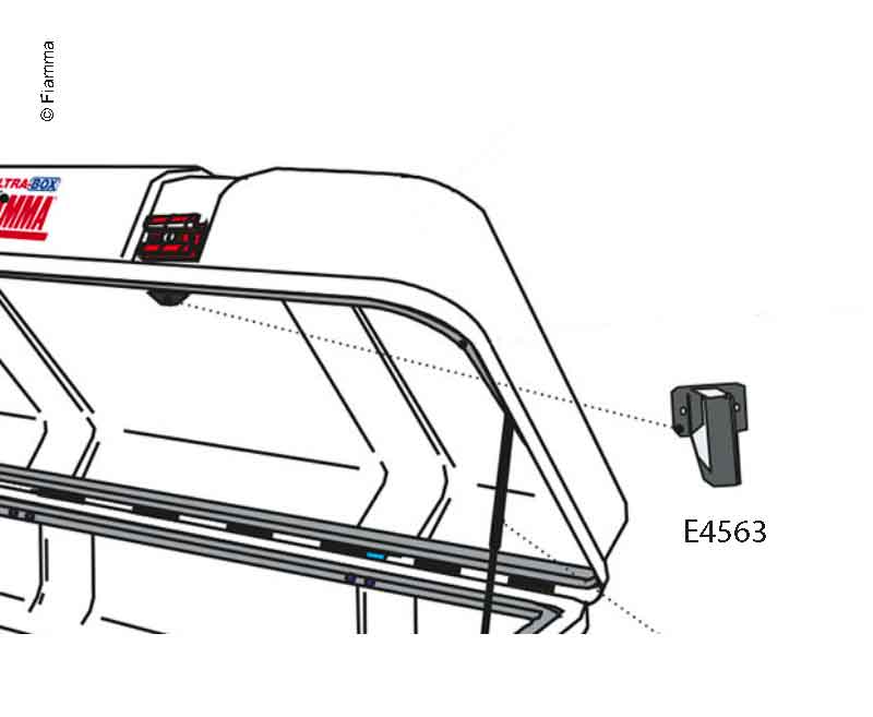 Fiamma Ultra-Box Schlossabdeckung rechts