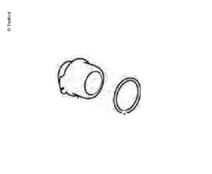Thetford SD3 Druckknopf – Grau RAL 7015