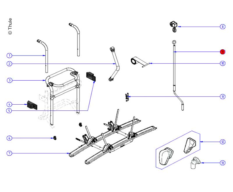 Thule Lift Manual Handkurbel