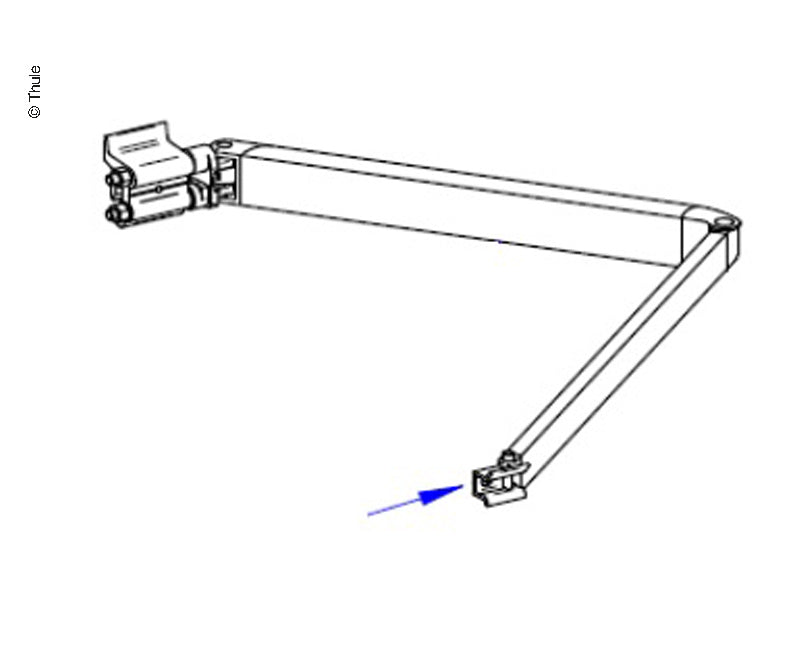 Thule Omnistor 5102 Spannarmanschläge – Links und rechts