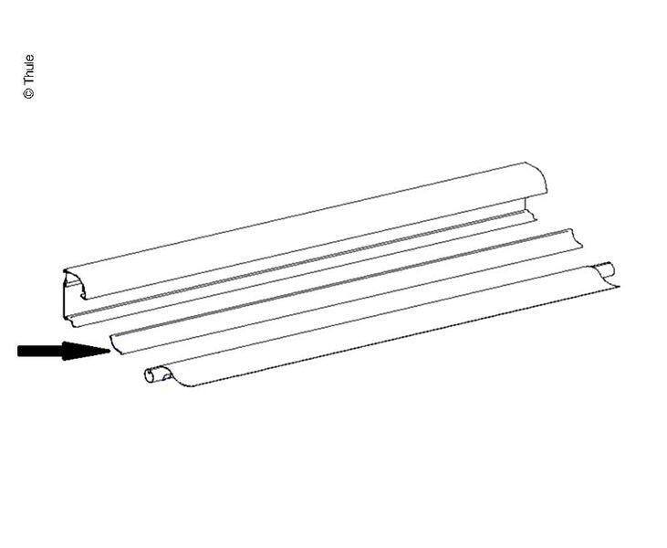 Thule Omnistor 4200/4900 Rollrohrstütze – 2M60