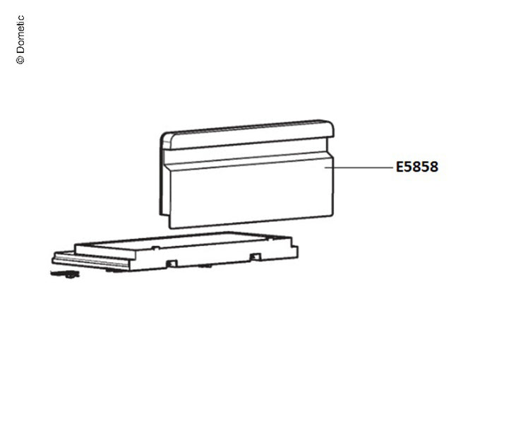 Dometic RMS84XX Gefrierfachklappe – 389 mm