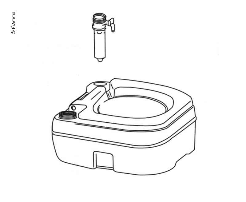 Fiamma Bi-Pot 30 Pumpenschacht