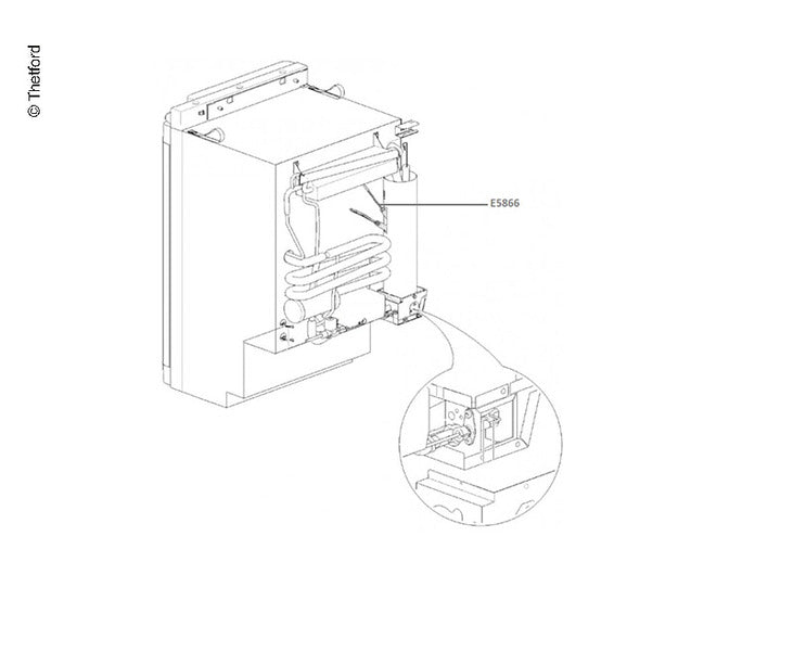 Thetford N3145/N3150/N3170/N3175 Heizpatrone – 230 V AC, 220 W