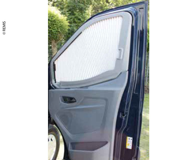 Remis REMIfront Seitenscheibenrollo für Ford Transit ab 2014 – rechts, Grau