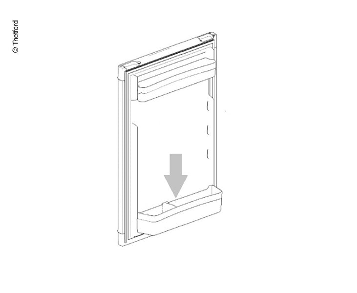 Thetford Kühlschranktürfach für N3080/N3145/N3170/N80/N145 – Weiß