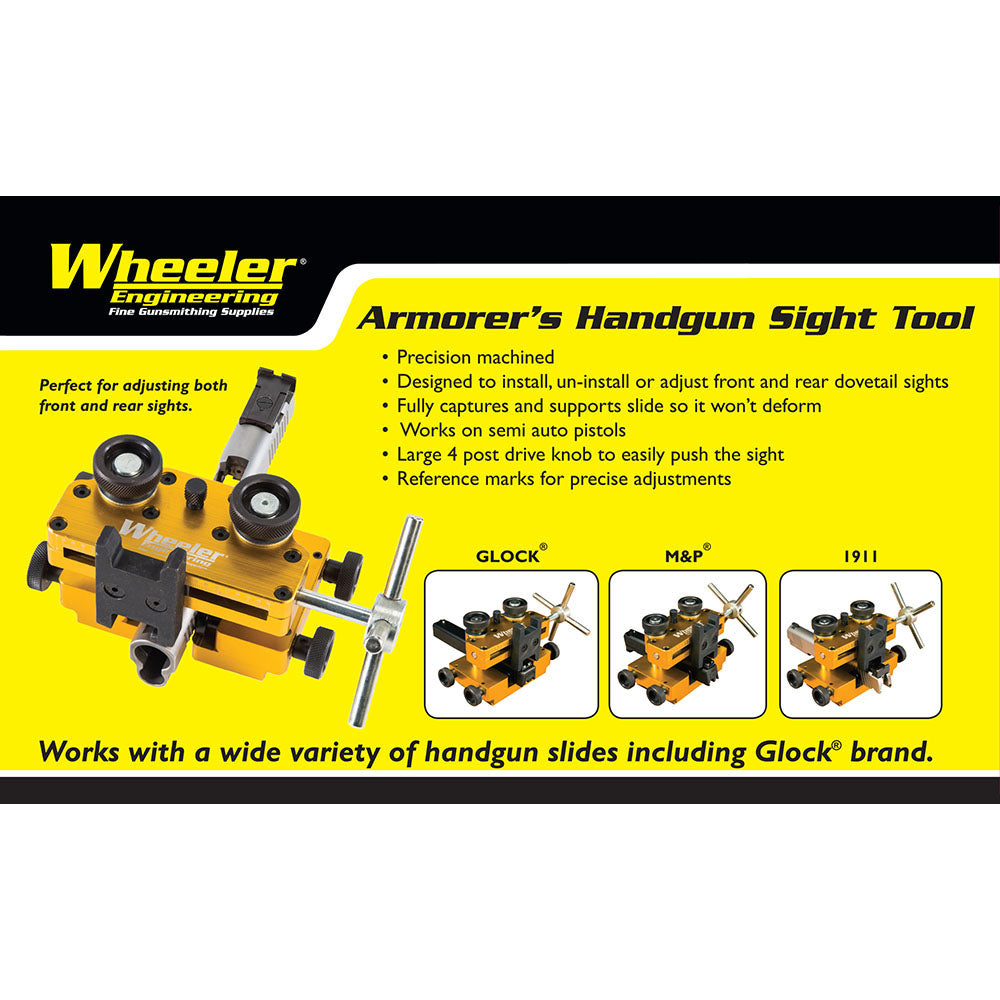 Wheeler Armorer’s Handgun Sight Tool Herstellerübersicht