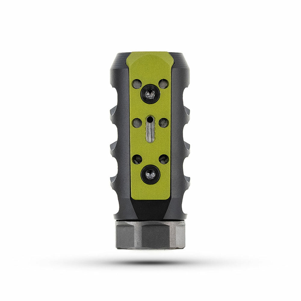MDT Comp Muzzle Brake 4-Port Green 6 mm 1/2-28