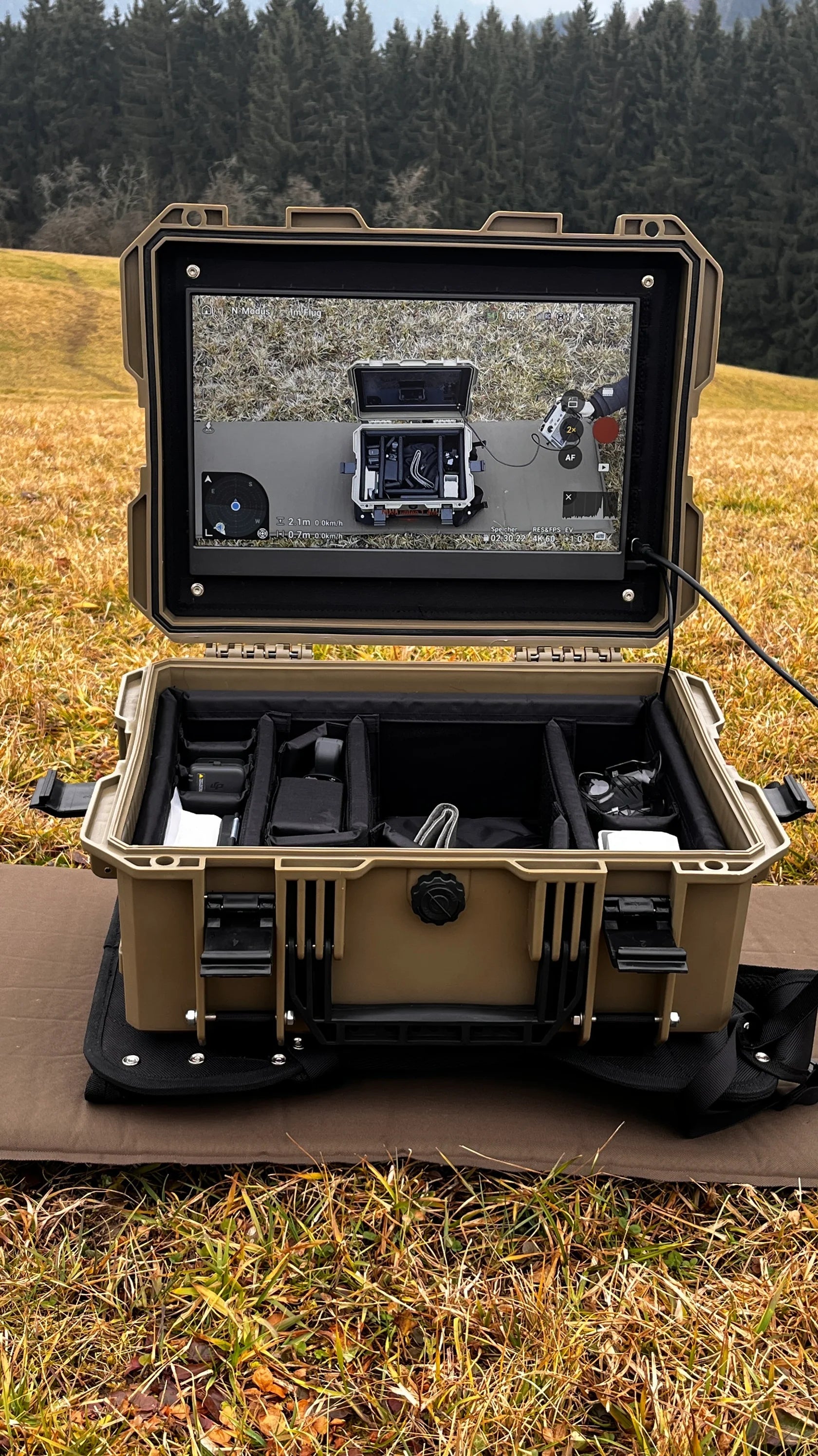RAUZEUG Rugged GearRAUZEUG MOLLE Panel 465 - Black Raptor