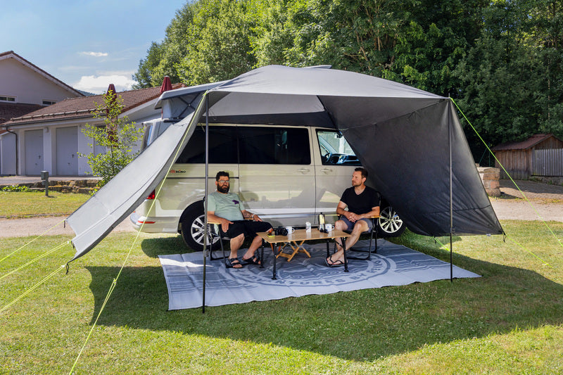 Reimo Tent Technology MAURITIUS PREMIUM Sonnensegel – 260 × 300 cm, Hellgrau