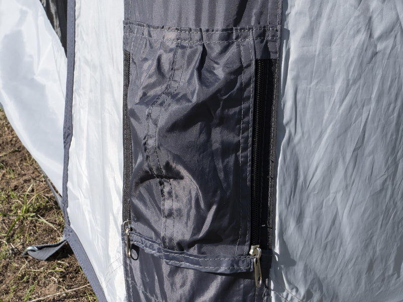 Reimo Tent Technology LINOSA 350 Luft-Pavillon – 350 × 350 cm, inklusive 4 Seitenwänden