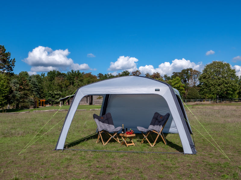 Reimo Tent Technology LINOSA 350 Luft-Pavillon – 350 × 350 cm, inklusive 4 Seitenwänden