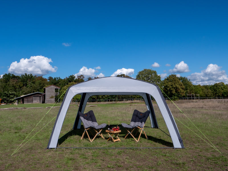 Reimo Tent Technology LINOSA 400 Luft-Pavillon – 400 × 400 cm, inklusive 4 Seitenwänden