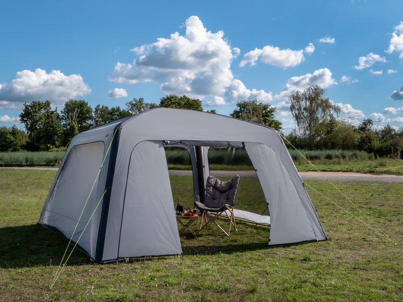 Reimo Tent Technology LINOSA 350 Luft-Pavillon – 350 × 350 cm, inklusive 4 Seitenwänden