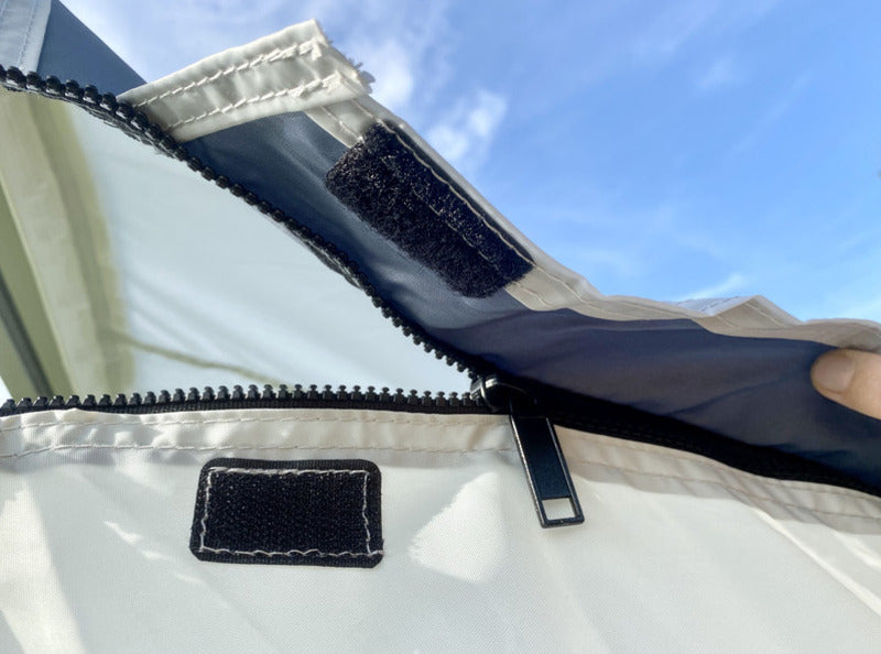 Reimo Tent Technology PLAYA AIR 400 Luft-Sonnensegel – 400 × 250 cm