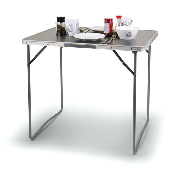 McCamping Jesper Campingtisch 80 × 60 cm hellgrau