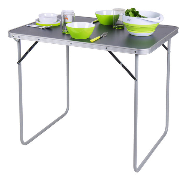 McCamping Jesper Campingtisch 80 × 60 cm grau