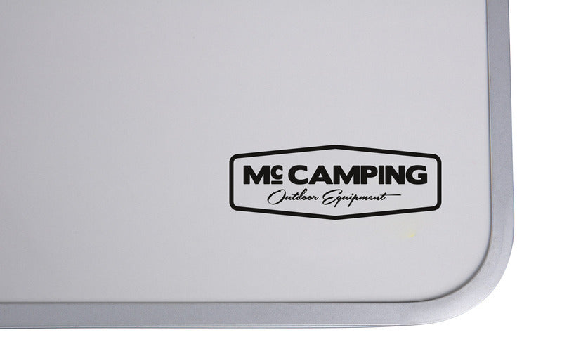 McCamping Jesper Campingtisch 80 × 60 cm hellgrau