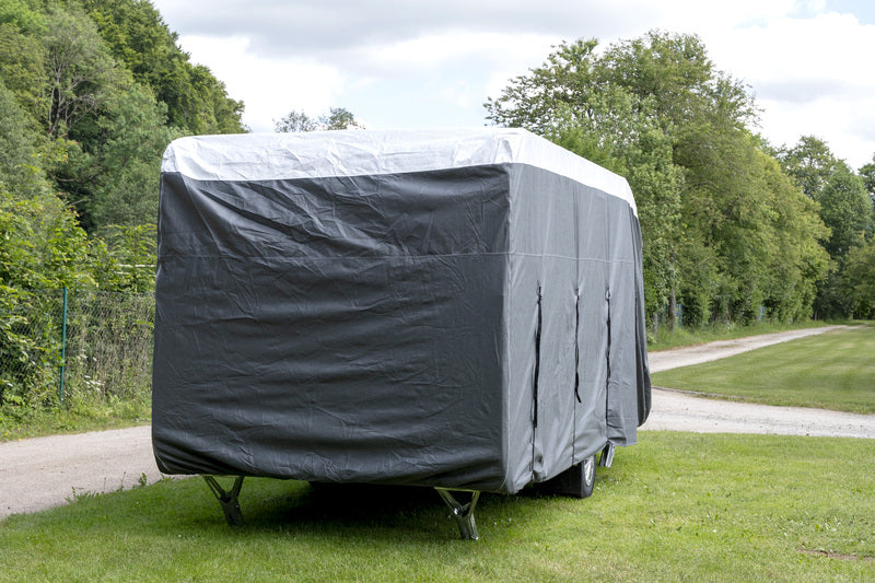 Reimo Tent Technology Wohnwagen-Schutzhülle Premium – 630–670 cm, 250 × 220 cm