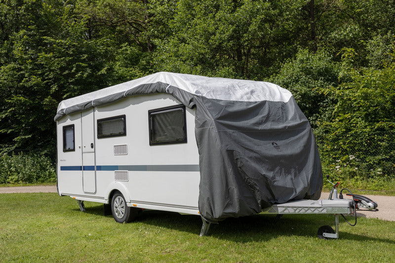 Reimo Tent Technology Wohnwagen-Schutzhülle Premium – 550–590 cm, 250 × 220 cm