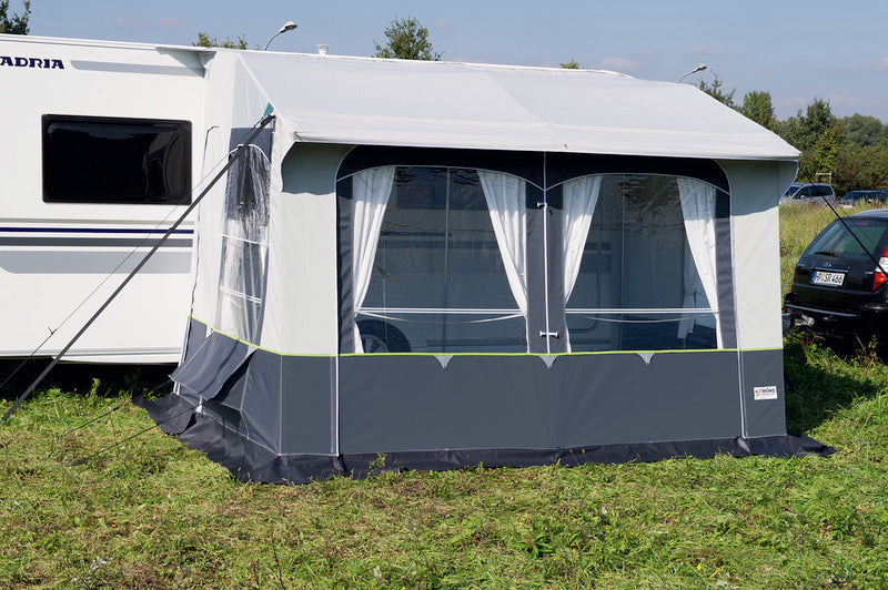 Reimo Tent Technology CASA ROYAL 2 Wohnwagenvorzelt – 390 × 230 cm, Stahlgestänge