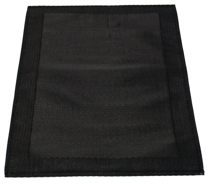 Camp4 PVC-Platzdeckchen – 30 × 45 cm, Schwarz, 2er-Set