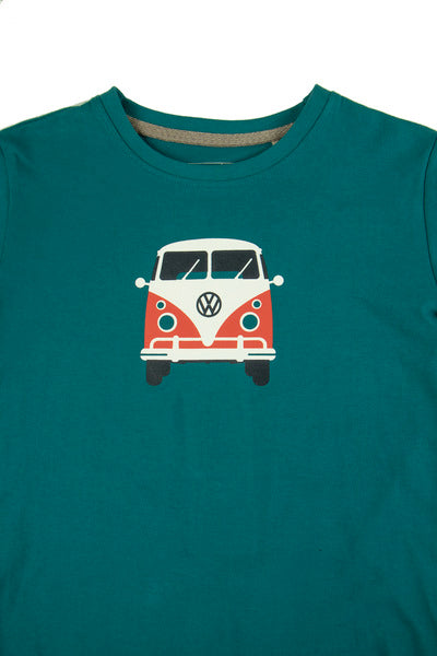 VW Collection by BRISA Kinder-T-Shirt Bulli Front – Rot, Größe 104/110