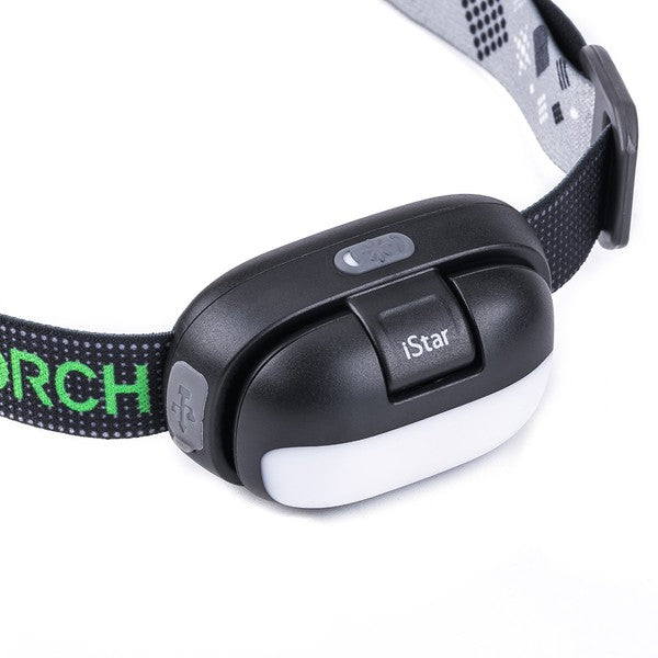 NextorchNEXTORCH iStar – USB - C Akku - Stirnlampe mit Fokus - & Flutlicht, Rotlicht & 95Ra SunLike - LED - Black Raptor