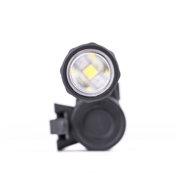NextorchNEXTORCH rStar – Taktische Helmlampe mit ARC - Rail - Montage, Weiß / Rot / Grün / IR + IFF - Black Raptor