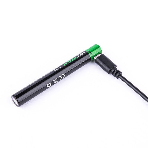 NextorchNEXTORCH DC20092 10880 USB - C Akku – 3,7 V 650 mAh für TA22, K30 & K33UV - Black Raptor