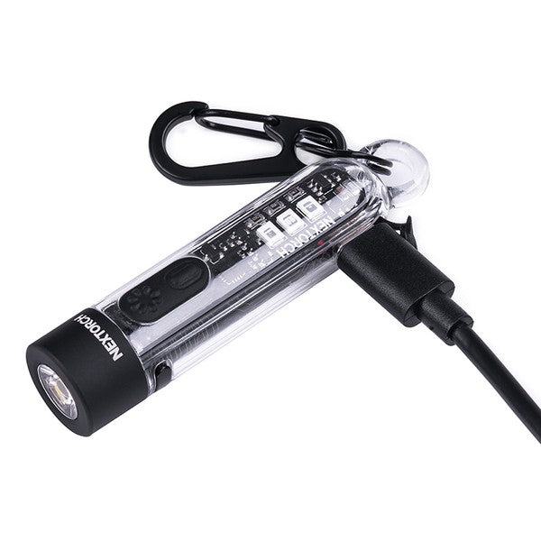 NextorchNEXTORCH K40 – 700 Lumen Schlüsselanhänger Lampe - Black Raptor