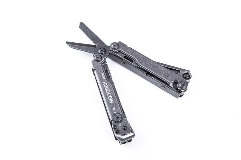 NextorchNEXTORCH PIONEER MT20 – 14 - in - 1 Multitool mit Rettungsschere & Kunststoff - Handfesselschneider - Black Raptor