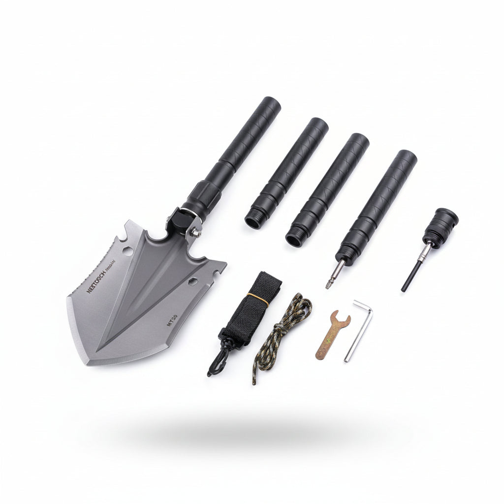 NextorchNEXTORCH MT30 - Multifunktions - Klappspaten - Black Raptor