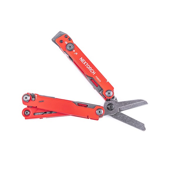 NextorchNEXTORCH PIONEER MT20RE Rescue – 14 - in - 1 Multitool mit Rettungsschere - Black Raptor
