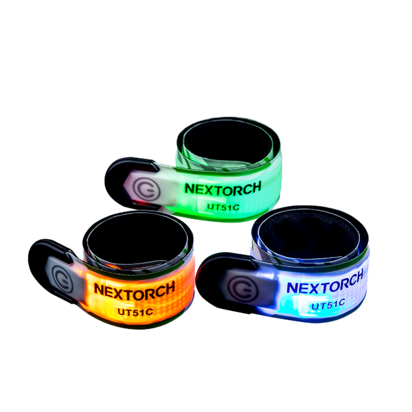 NextorchNEXTORCH UT51 – LED - Signalband mit 360° Warnlicht - Black Raptor