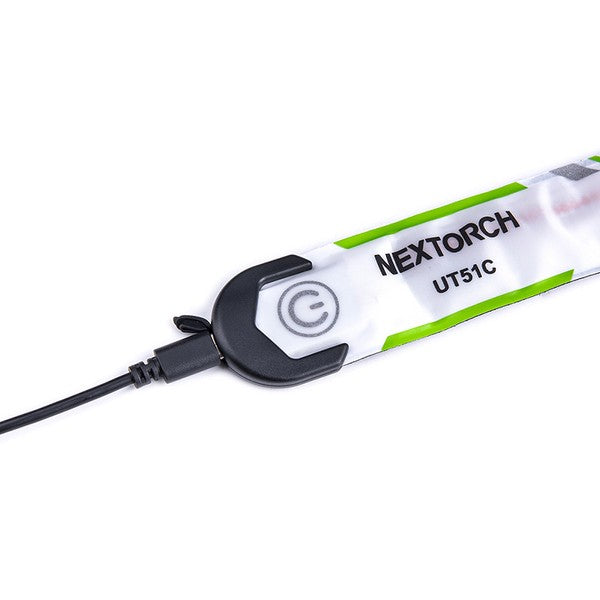 NextorchNEXTORCH UT51 – LED - Signalband mit 360° Warnlicht - Black Raptor