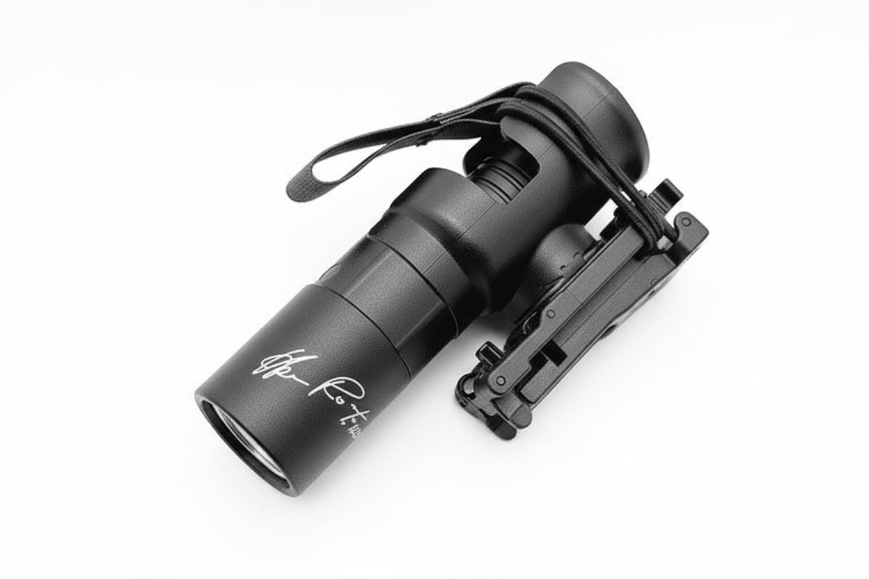 NextorchNEXTORCH V35 Tactical Lampenholster – 360° drehbar, Molle - kompatibel & Einschaltschutz - Black Raptor