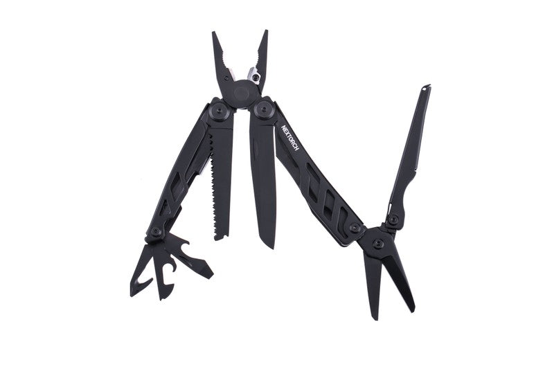 NextorchNEXTORCH MT10 Flagship DE – Multitool 16 - in - 1 - Black Raptor