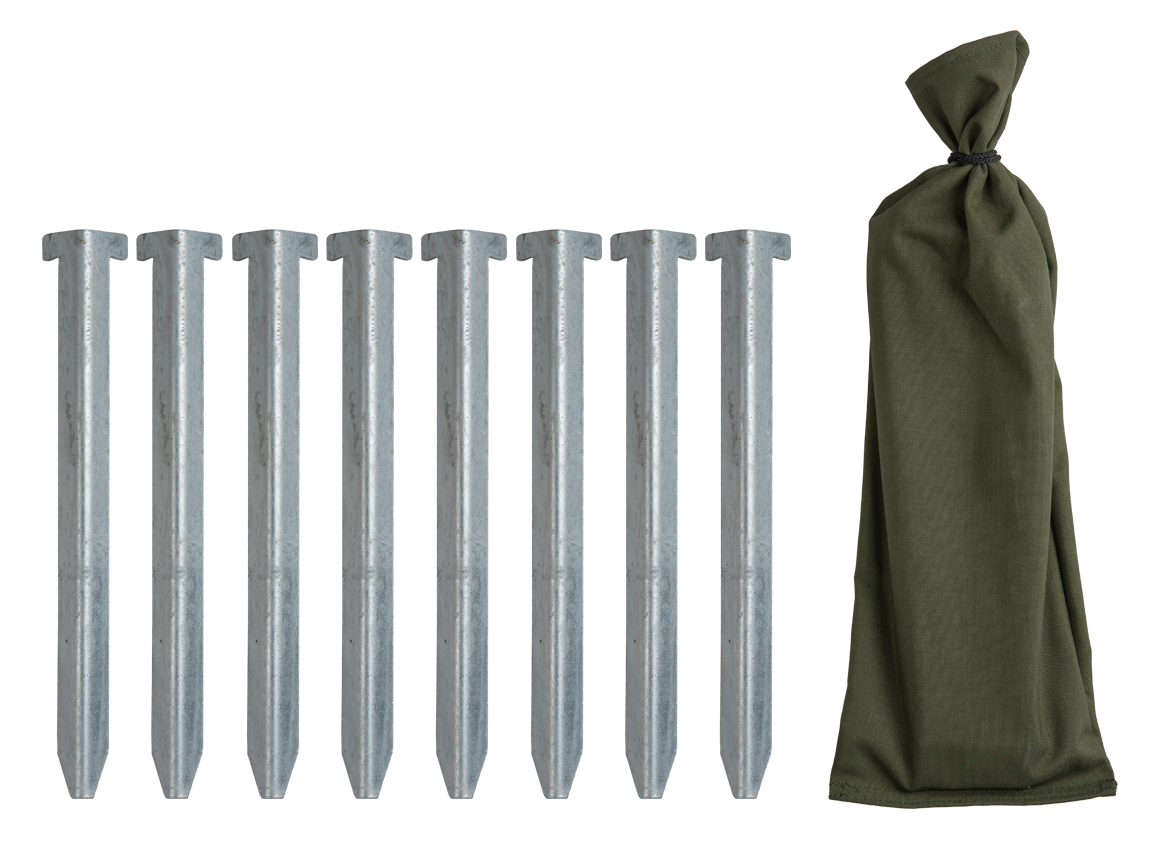 Savotta GS40 Zeltheringe 40 cm – 8er-Set mit Transporttasche