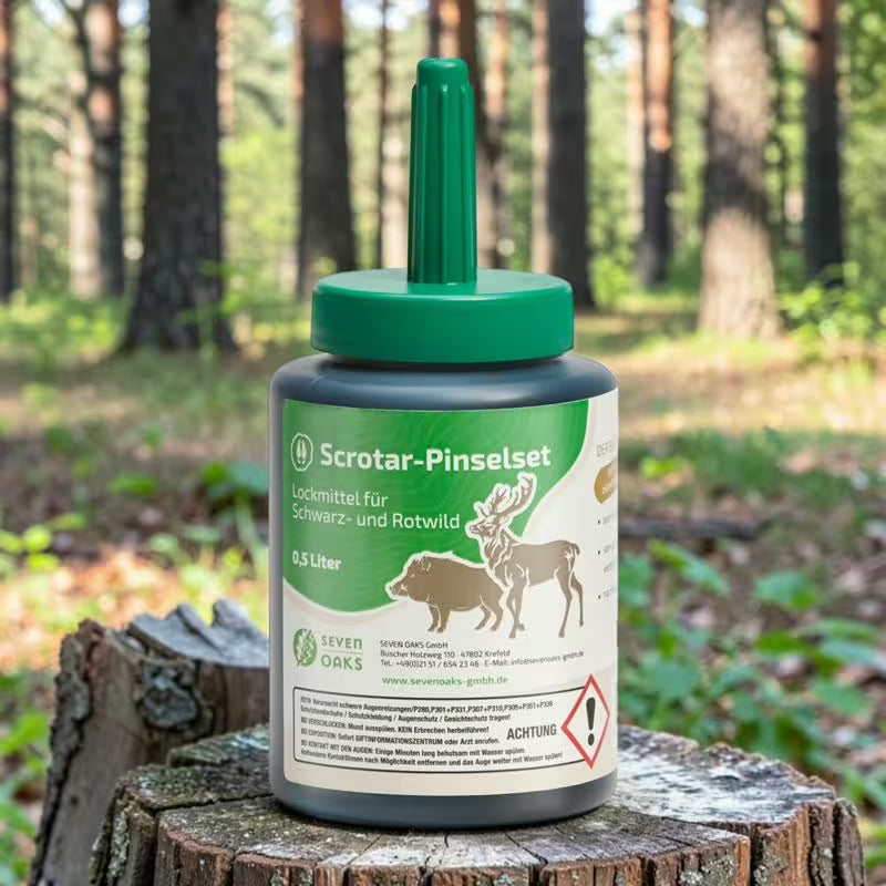 Scrotar - Buchenholzteer Pinselflasche