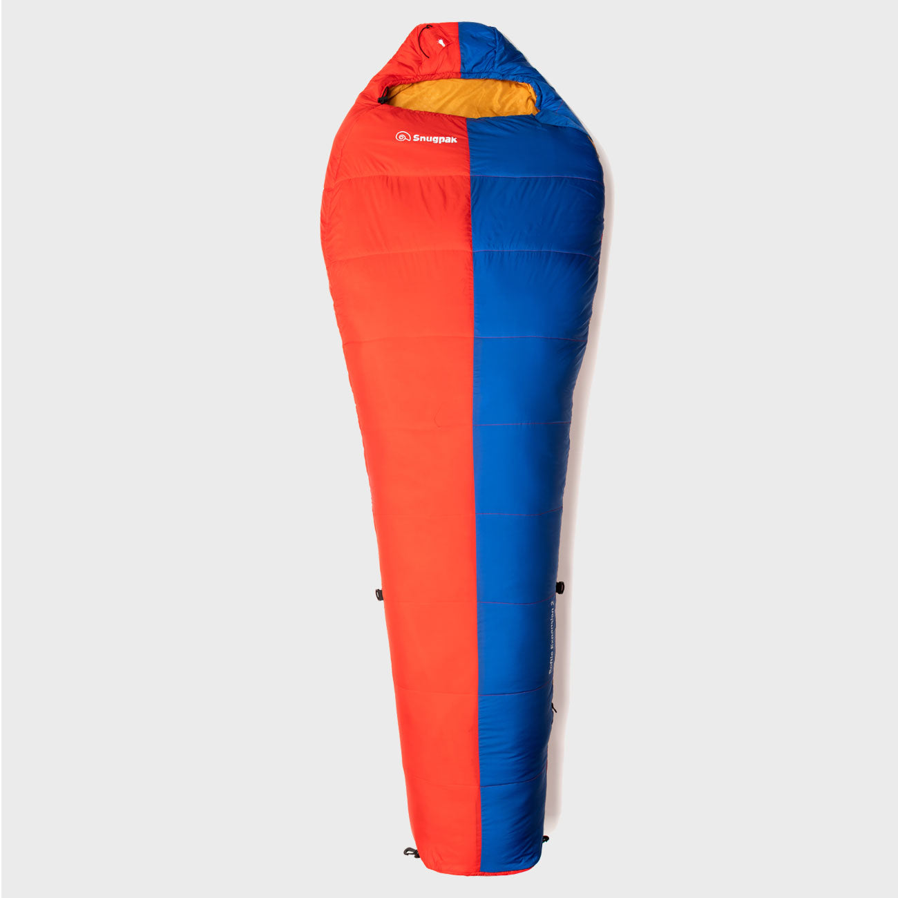 Snugpak Softie Expansion 2 Schlafsack Rot Azure geschlossen